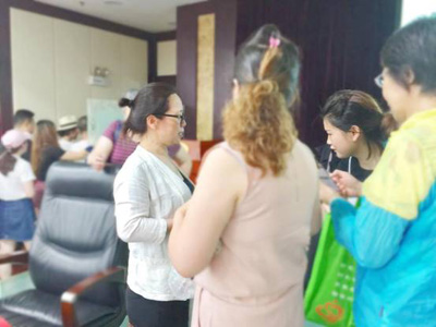 北京家恩德运医院王红主任应邀前往朝阳区医学会继续教育课堂讲课