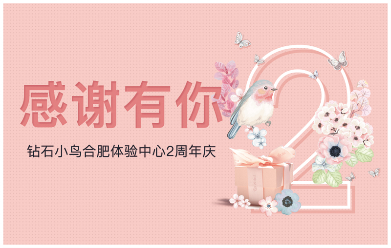 钻石小鸟合肥体验中心迎周年盛典 感恩有礼璀璨相赠