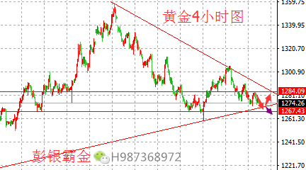彭银霸金10.25黄金承压偏空，原油支撑还看多
