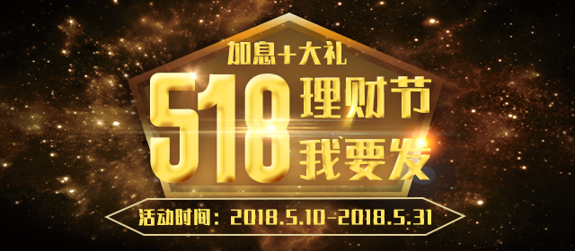 投友圈：5.18理财节，好礼加息不停歇  
